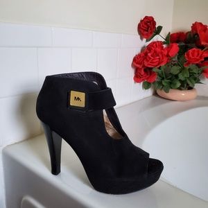 Michael Kors Open Toe High Heel with Velcro Strap